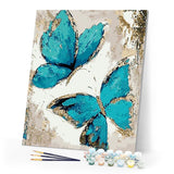 paint by numbers | flight of butterflies | new arrivals animals butterflies intermediate | FiguredArt