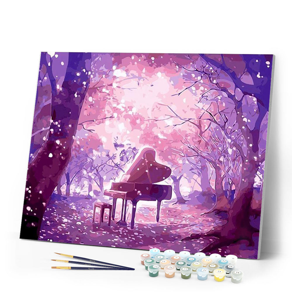 paint by numbers | piano fairytale | new arrivals landscapes music easy | FiguredArt