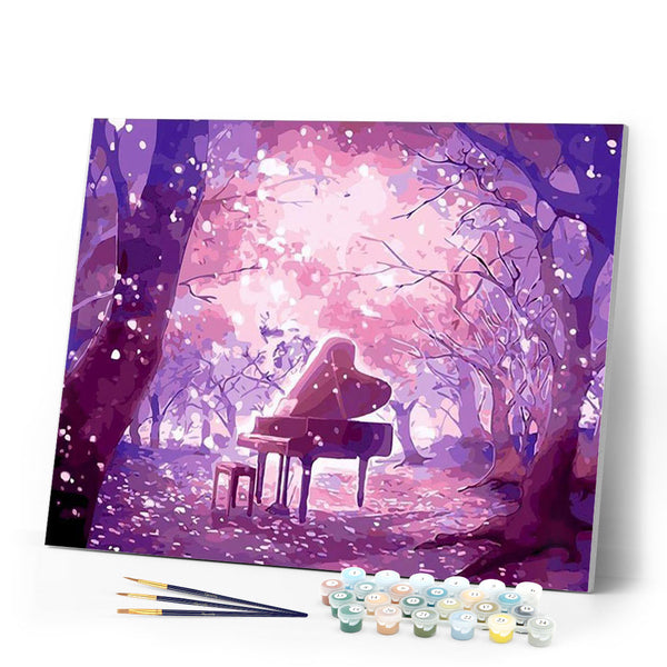 paint by numbers | piano fairytale | new arrivals landscapes music easy | FiguredArt