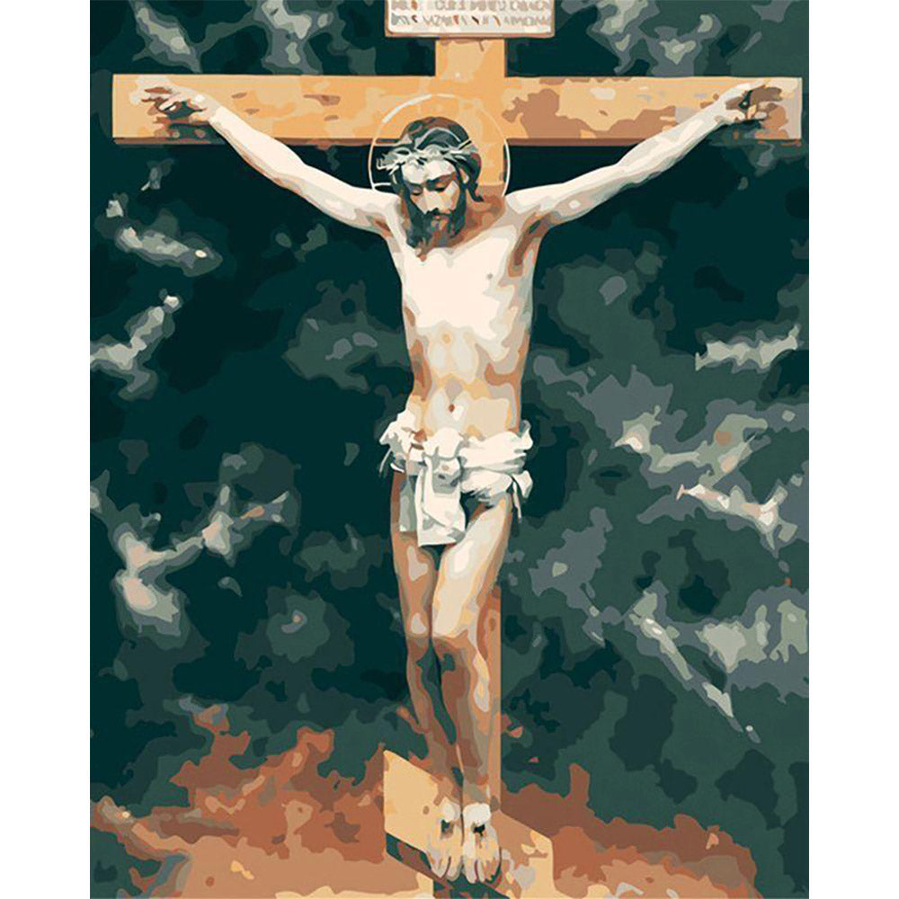 paint by numbers | christ on the cross | new arrivals religion easy | FiguredArt