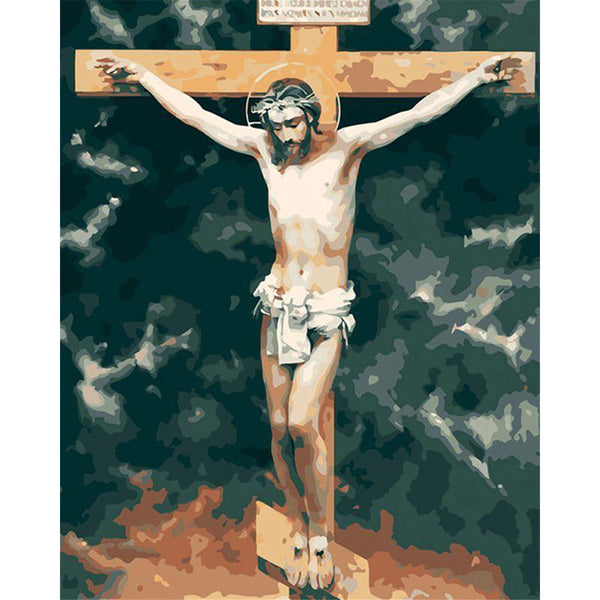 paint by numbers | christ on the cross | new arrivals religion easy | FiguredArt