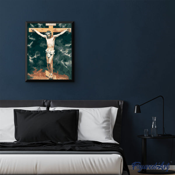 paint by numbers | christ on the cross | new arrivals religion easy | FiguredArt
