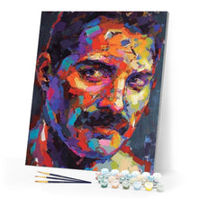 Load image into Gallery viewer, paint by numbers | freddie mercury pop art | new arrivals music portrait easy | FiguredArt