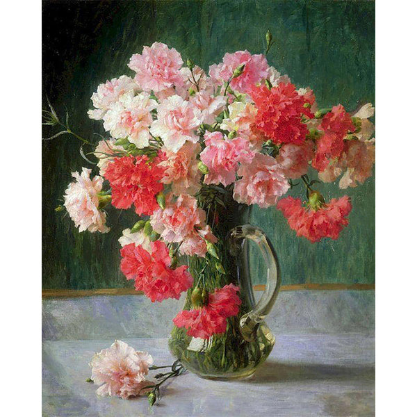 paint by numbers | carnation bouquet | new arrivals flowers advanced | FiguredArt