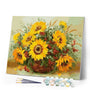 paint by numbers | Sunflowers and Flowers | flowers intermediate | FiguredArt