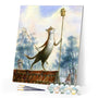 paint by numbers | Cat on a roof | advanced animals cats | FiguredArt