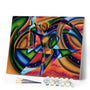paint by numbers | woman and art in colors | new arrivals abstract intermediate | FiguredArt