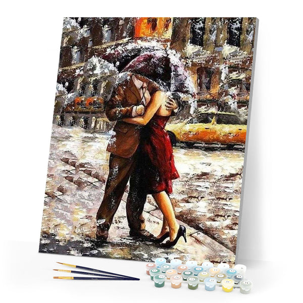 paint by numbers | Kiss in the Rain | advanced romance | FiguredArt