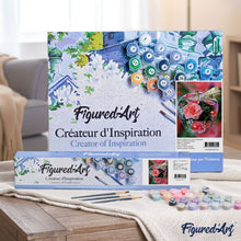 Load image into Gallery viewer, paint by numbers | candy apple and roses | new arrivals flowers intermediate | FiguredArt