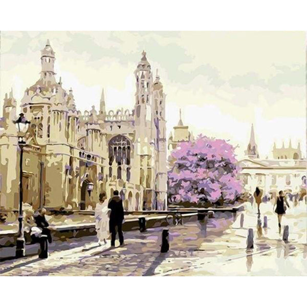 paint by numbers | A romantic Stroll | cities easy | FiguredArt