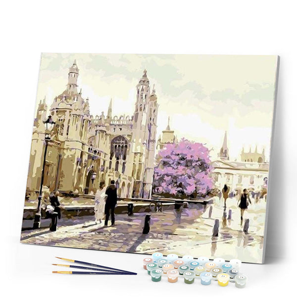 paint by numbers | A romantic Stroll | cities easy | FiguredArt