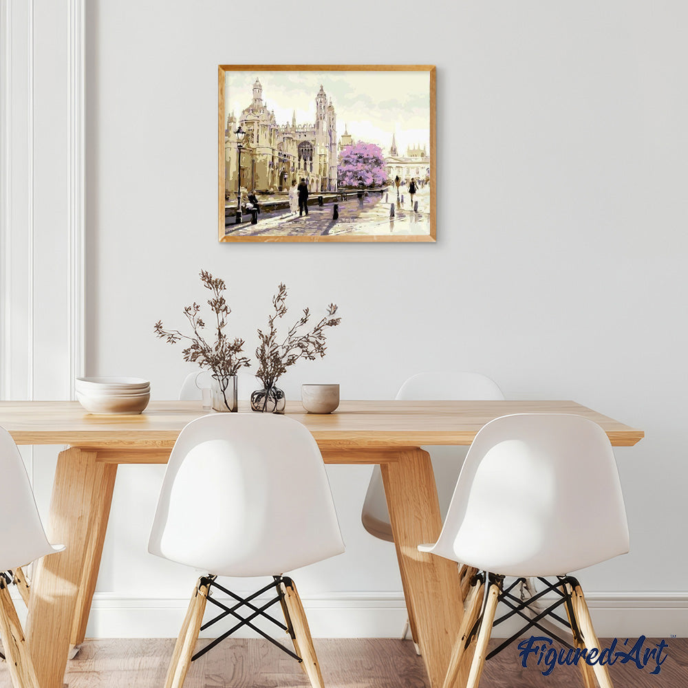 paint by numbers | A romantic Stroll | cities easy | FiguredArt