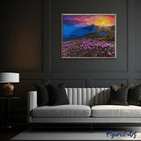 paint by numbers | sunset on the mountain | new arrivals landscapes mountains flowers advanced | FiguredArt
