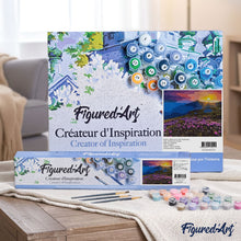 Load image into Gallery viewer, paint by numbers | sunset on the mountain | new arrivals landscapes mountains flowers advanced | FiguredArt