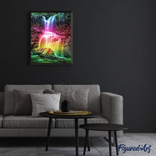 Load image into Gallery viewer, paint by numbers | magical waterfall | new arrivals landscapes intermediate | FiguredArt