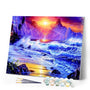 paint by numbers | raging sea | new arrivals landscapes mountains advanced | FiguredArt