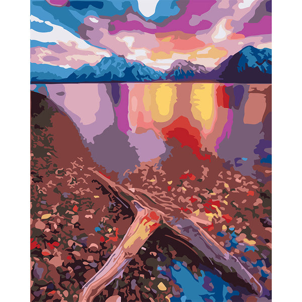 paint by numbers | colorful landscape | new arrivals landscapes advanced | FiguredArt