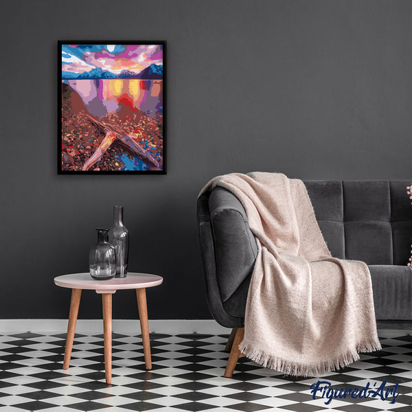 paint by numbers | colorful landscape | new arrivals landscapes advanced | FiguredArt