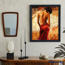 Load image into Gallery viewer, paint by numbers | Female bare back | advanced nude romance | FiguredArt