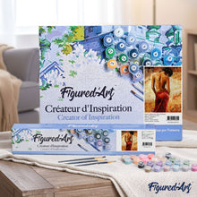 Load image into Gallery viewer, paint by numbers | Female bare back | advanced nude romance | FiguredArt