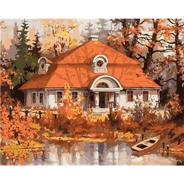 paint by numbers | House Shore | intermediate landscapes | FiguredArt