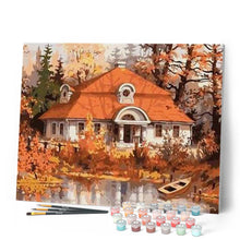 Load image into Gallery viewer, paint by numbers | House Shore | intermediate landscapes | FiguredArt
