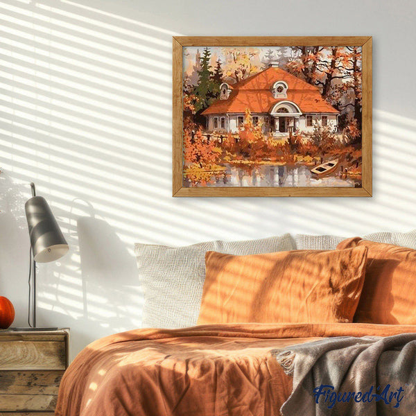paint by numbers | House Shore | intermediate landscapes | FiguredArt