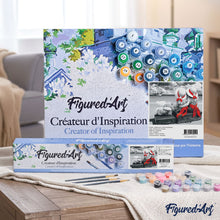 Load image into Gallery viewer, paint by numbers | Little Girls and red ribbons | easy landscapes | FiguredArt