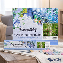 Load image into Gallery viewer, paint by numbers | Trees and Pond | advanced landscapes trees | FiguredArt
