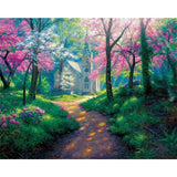 paint by numbers | walkway in the forest | new arrivals landscapes advanced | FiguredArt