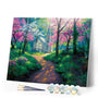 paint by numbers | walkway in the forest | new arrivals landscapes advanced | FiguredArt