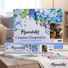 Load image into Gallery viewer, paint by numbers | lonely elephant | new arrivals animals elephants advanced | FiguredArt