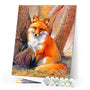 paint by numbers | peaceful fox | new arrivals animals foxes intermediate | FiguredArt