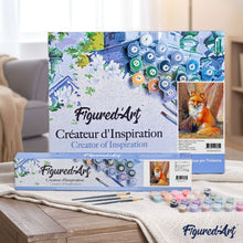 Load image into Gallery viewer, paint by numbers | peaceful fox | new arrivals animals foxes intermediate | FiguredArt