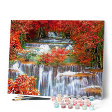 Load image into Gallery viewer, paint by numbers | waterfall landscape | new arrivals landscapes advanced | FiguredArt