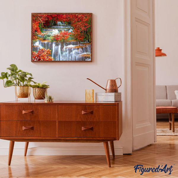 paint by numbers | waterfall landscape | new arrivals landscapes advanced | FiguredArt