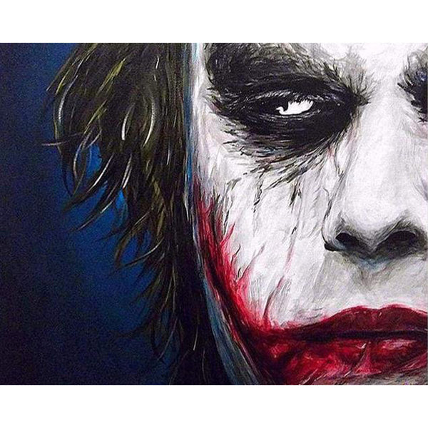 Paint by numbers | Clown face | movies intermediate | Figured'Art