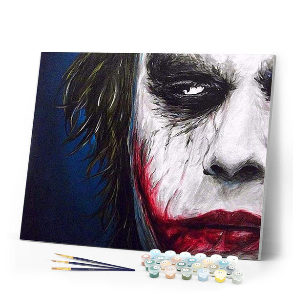 Paint by numbers | Clown face | movies intermediate | Figured'Art