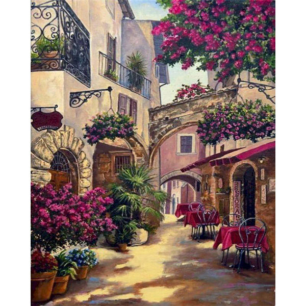 paint by numbers | quiet street in provence | new arrivals cities advanced | FiguredArt