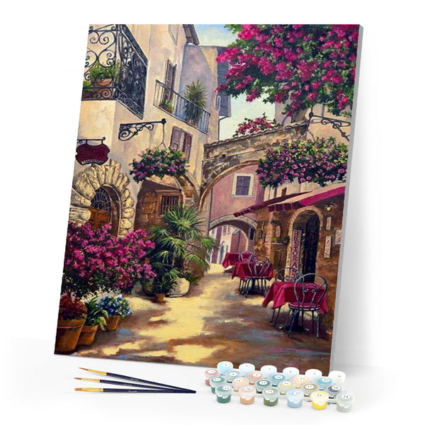 paint by numbers | quiet street in provence | new arrivals cities advanced | FiguredArt