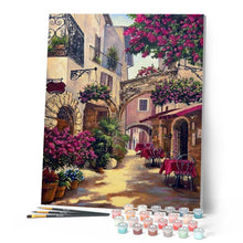 Load image into Gallery viewer, paint by numbers | quiet street in provence | new arrivals cities advanced | FiguredArt