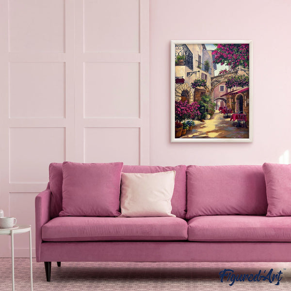 paint by numbers | quiet street in provence | new arrivals cities advanced | FiguredArt