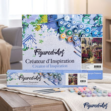 Load image into Gallery viewer, paint by numbers | quiet street in provence | new arrivals cities advanced | FiguredArt