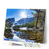 paint by numbers | mountain and river | new arrivals landscapes mountains advanced | FiguredArt