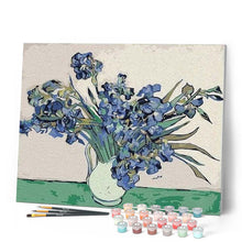 Load image into Gallery viewer, paint by numbers | van gogh iris no 2 | new arrivals reproduction flowers van gogh advanced | FiguredArt