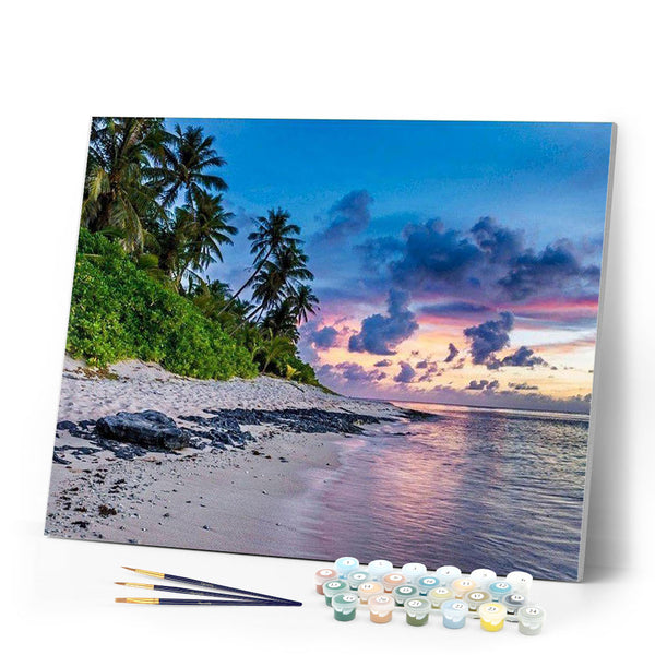 paint by numbers | on the beach | new arrivals landscapes advanced | FiguredArt
