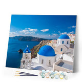 paint by numbers | greek island | new arrivals landscapes cities easy | FiguredArt