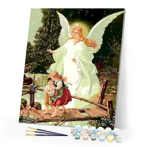 paint by numbers | angel and children | new arrivals religion advanced | FiguredArt