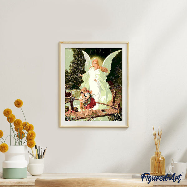 paint by numbers | angel and children | new arrivals religion advanced | FiguredArt