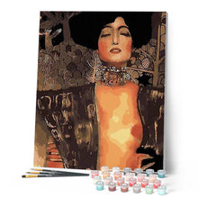 Load image into Gallery viewer, paint by numbers | gustav klimt judith | new arrivals reproduction intermediate | FiguredArt
